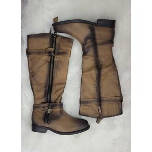Beautiful Leather Ombre Boots **See PIcs**